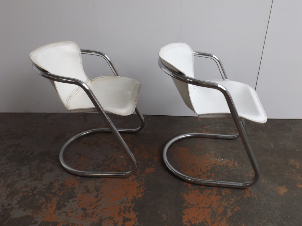 Set of 2 Willy Rizzo dining Chairs