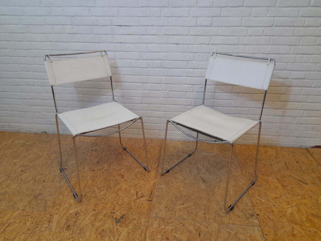 pair of Belotti diner chairs