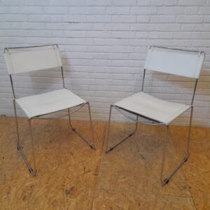 pair of Belotti diner chairs