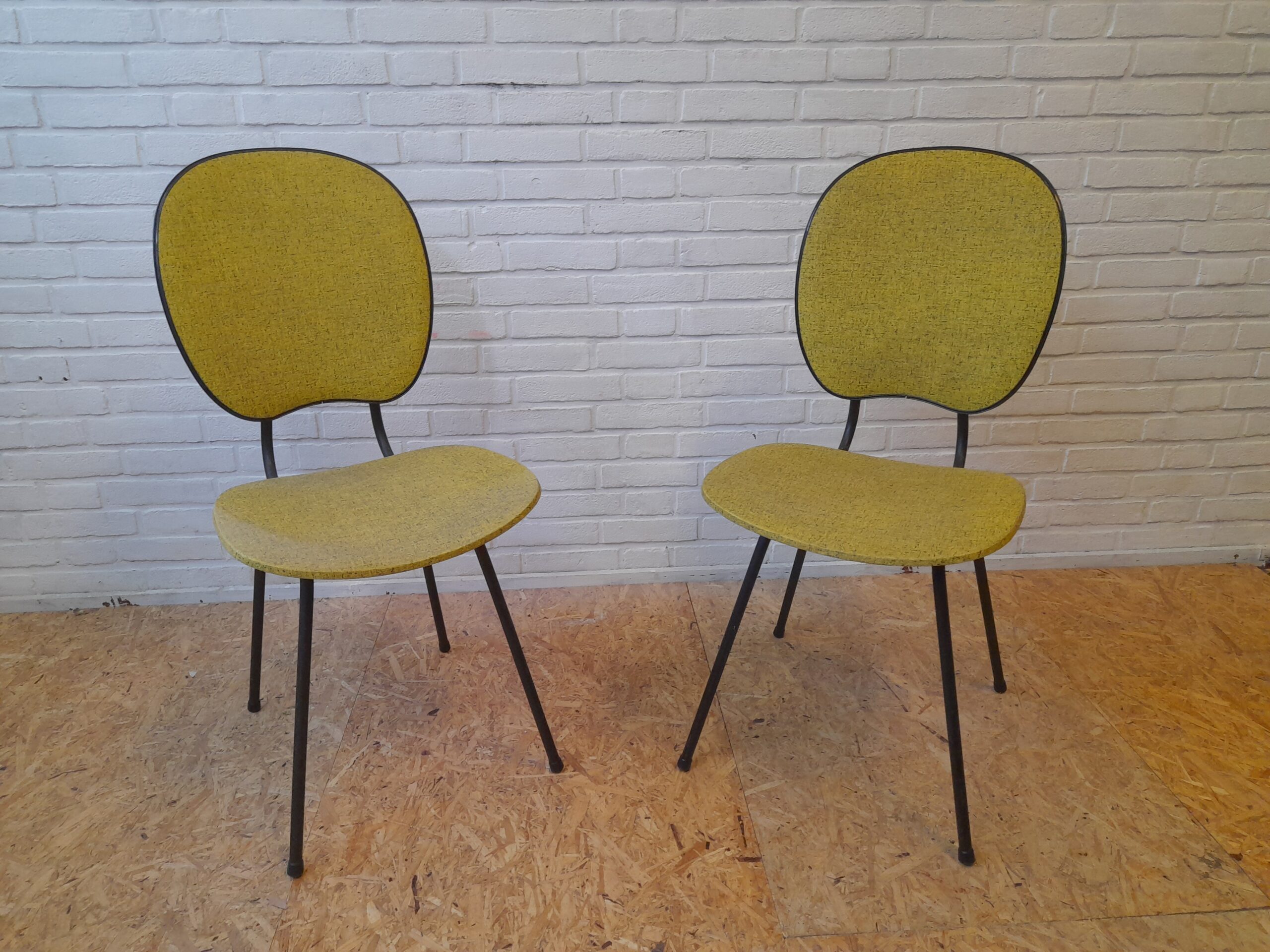 Pair of French diner chairs fyfties