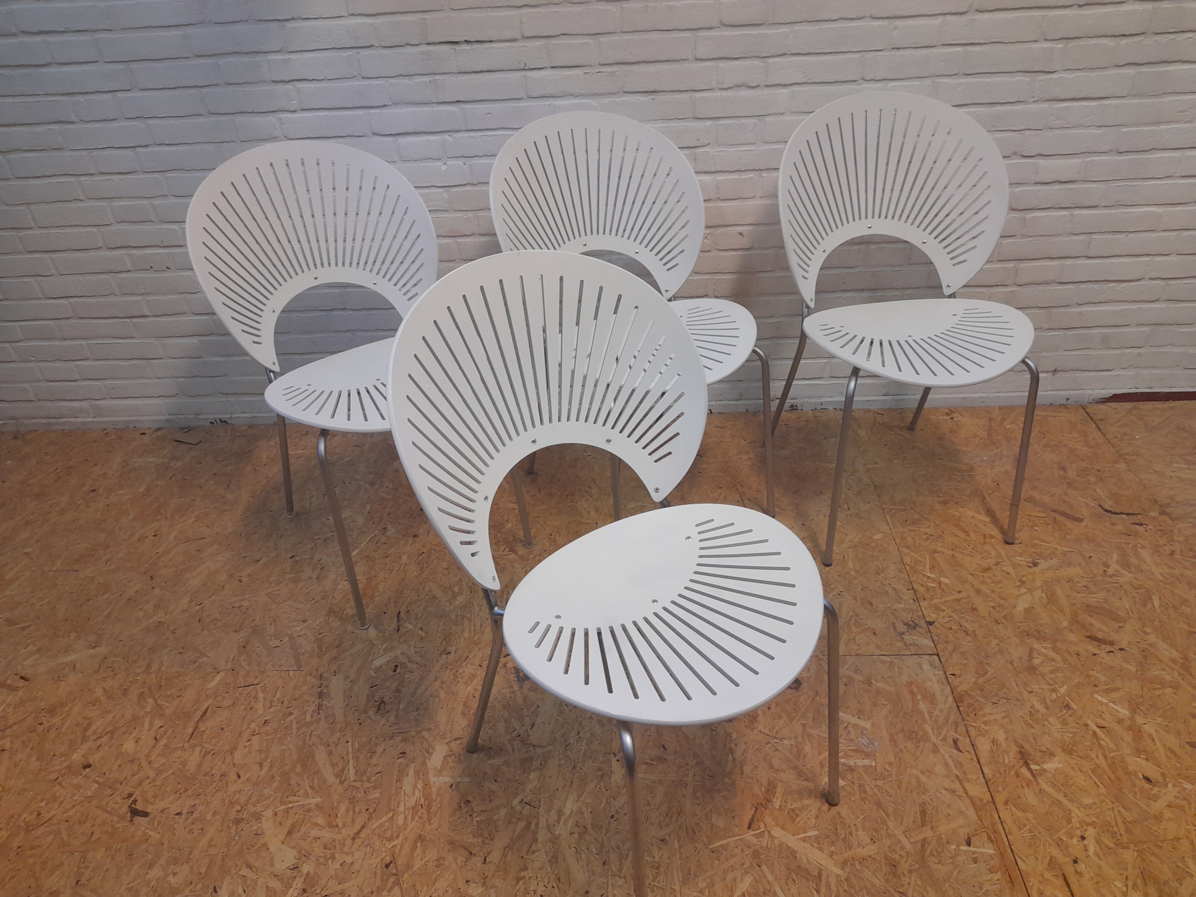 Nana Ditzel set of 4 Trinidad diner chairs